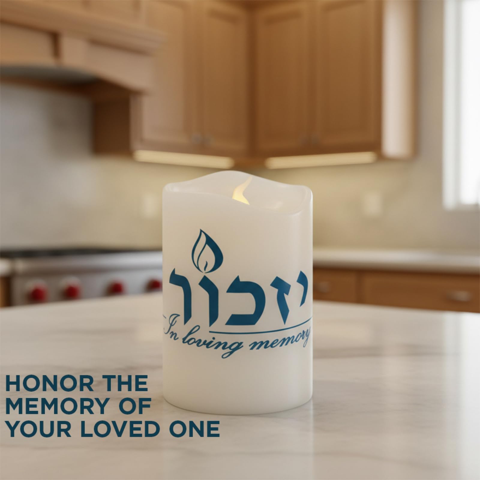 Rite Lite Cyw-1 2,5 cala w kolorze bezpłomieniowym LED Yizkor Memorial Candle - Zestaw 6 szt