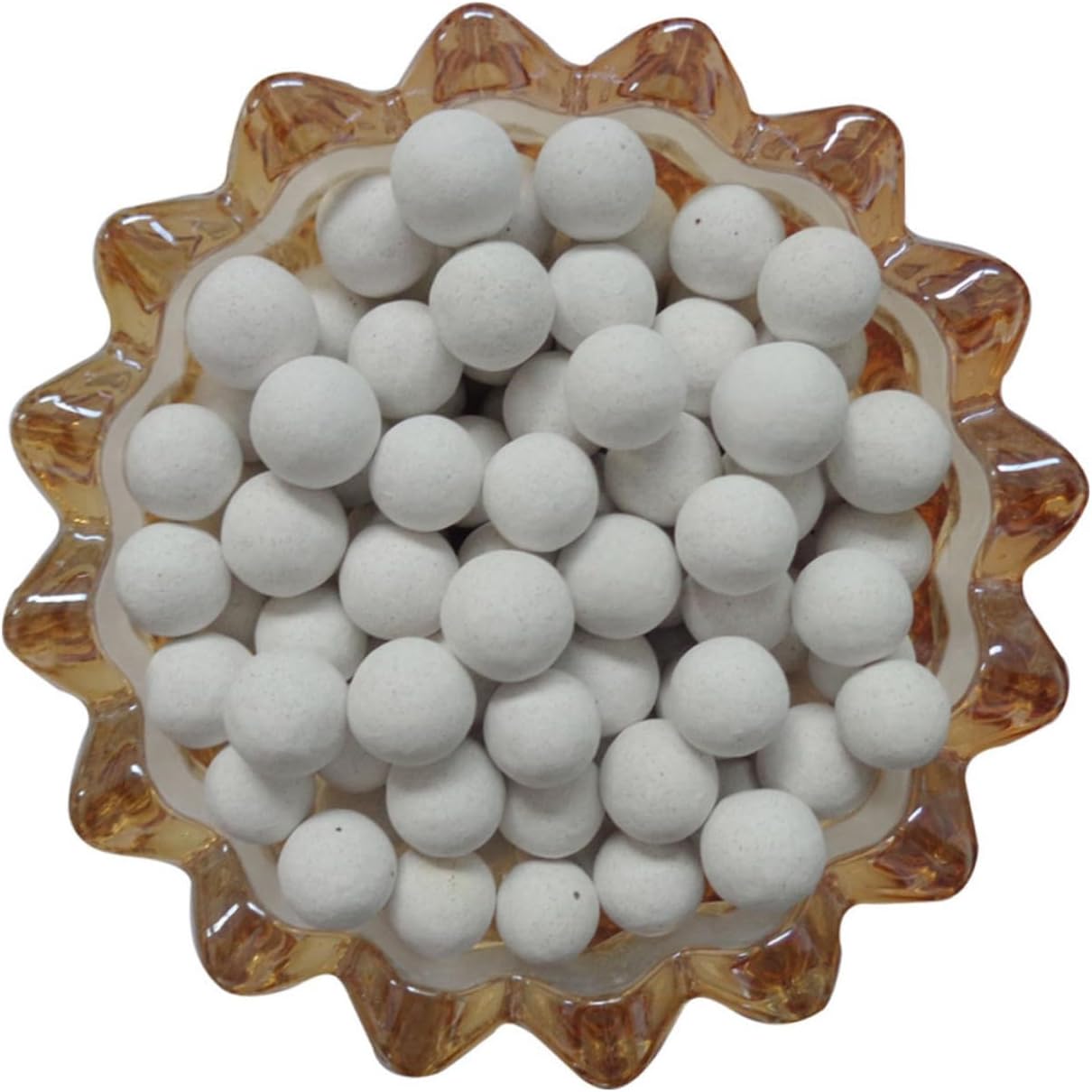 Food-Grade PET Baking Beans Ceramic Pie Crust Weights Heat Resistant Baking Stones with Storage Bottle 550g for Tarts and Pies