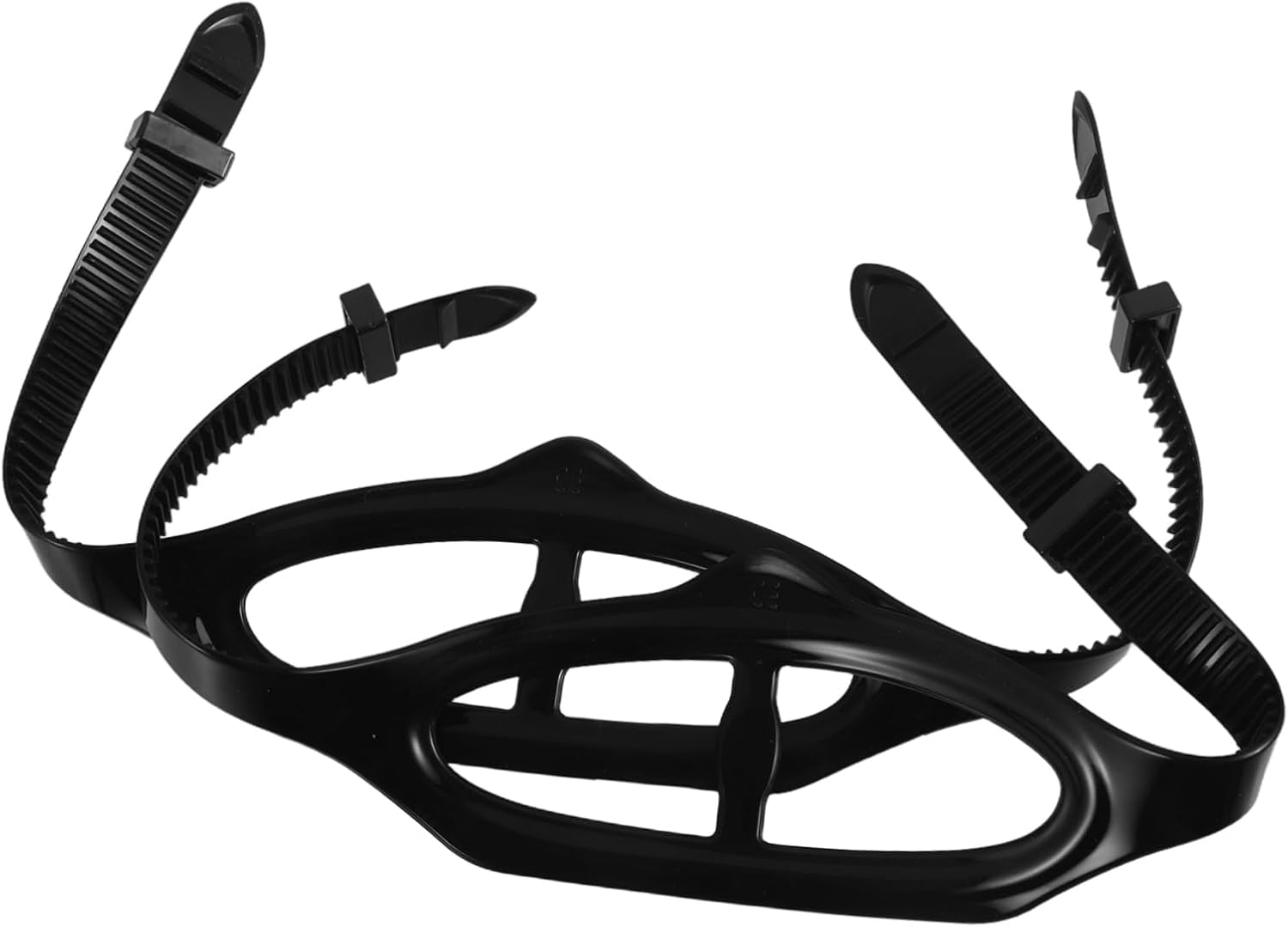 Milisten 2pcs Adjustable Silicone Swim Mask Strap Replacement Headband for Snorkeling Scuba Diving Gear Versatile Compatibility for All Head
