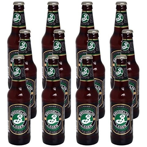 Brooklyn Brewery Lager Beer 355 ml (Case of 12) Cover