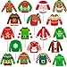36Pcs Ugly Sweater Cupcake Toppers Ugly Sweater Party Decorations for Christmas Party Decorations Ugly Sweater Christmas Decorations Xmas Party Supplies