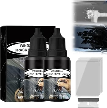YAUNJI 2026 New Windshield Crack Repair Kit, Cracks Gone Glass Repair Kit Fix Chips Fast DIY Easy, Cracked Windshield Repair Kits for Must-Have Car Glass Saver 2