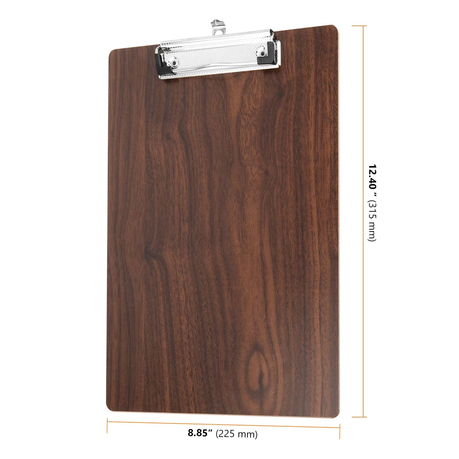 SEUNMUK 10 Stuks A4 Houten Klemborden, Hardboard Klembord Met Ophanggat En Metalen Cliphouder Voor Papier Document Menu 3202440365