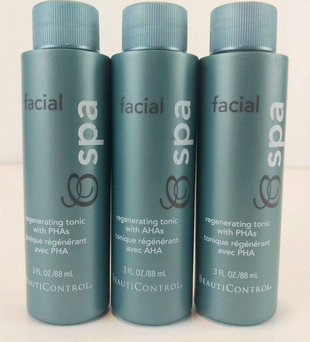 Beauticontrol Spa Facial Regenerating Tonic with AHAs (Lot of 3 Travel Size Bottles)