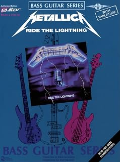 Metallica - Ride the Lightning | Bass Guitar Songbook | Bass Guitar Sheet Music for 9 Iconic Metal Tracks | Play It Like It Is Series | Matching Folio to Metallica's Classic Album for Bass Players