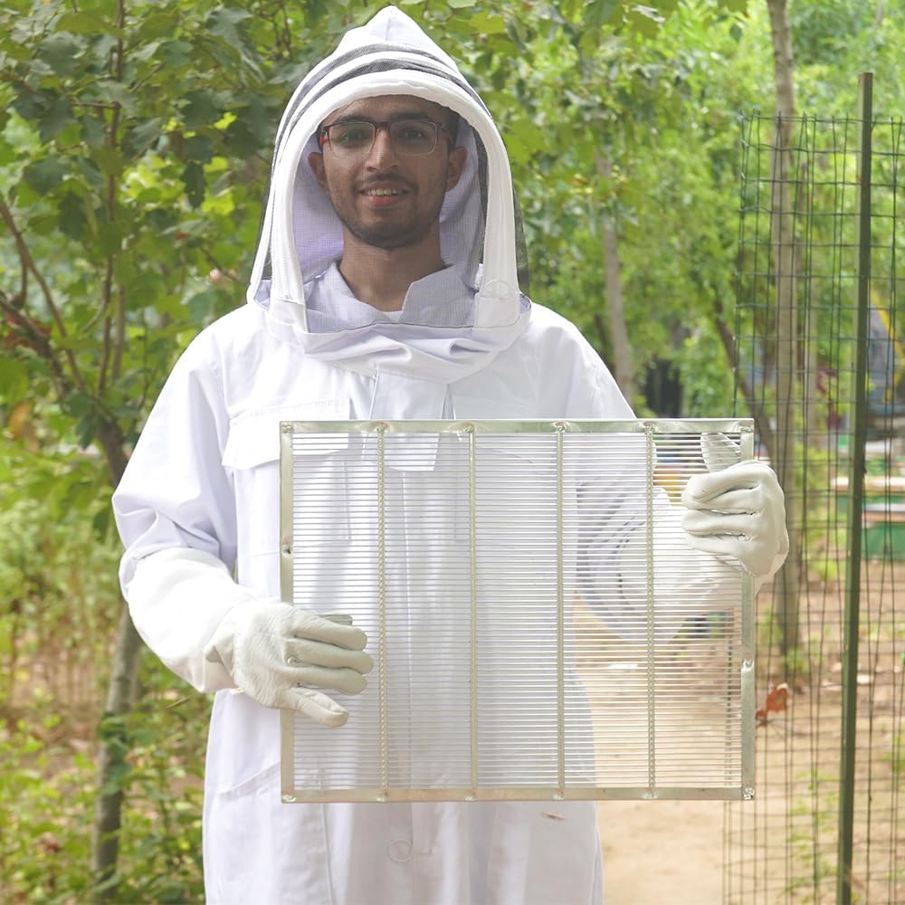 3 Pcs Metal Queen Excluder for 8 Frame Bee Hive Metal Queen Bee Excluder Beehive Queen Excluder Beekeeping Equipment