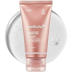 medicube Collagen Overnight Wrapping Peel Off Facial Mask Pack - Elasticity & Hydration Care, Reduces Sagging & Dullness - Hydrolyzed Collagen For Glowing Skin - Korean Skin Care, 2.53 fl.oz