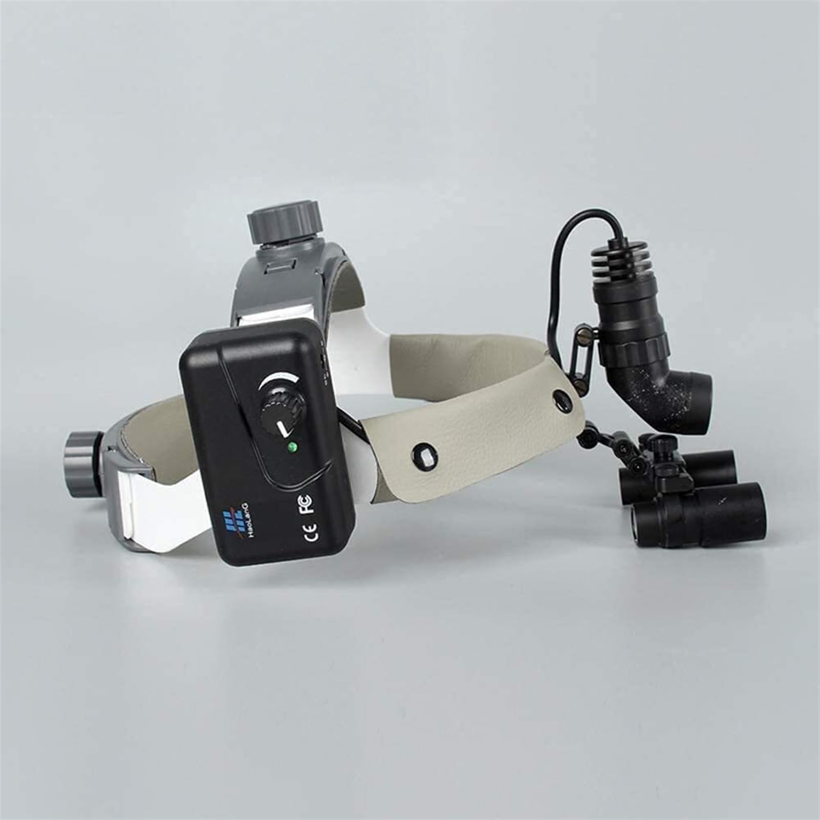 Lenti d'Ingrandimento dentali, Lenti d'Ingrandimento binoculari, Lente d'Ingrandimento chirurgica Dentale con Faro, Lente d'Ingrandimento Professionale a LED da 5W, 4X, 4,4X