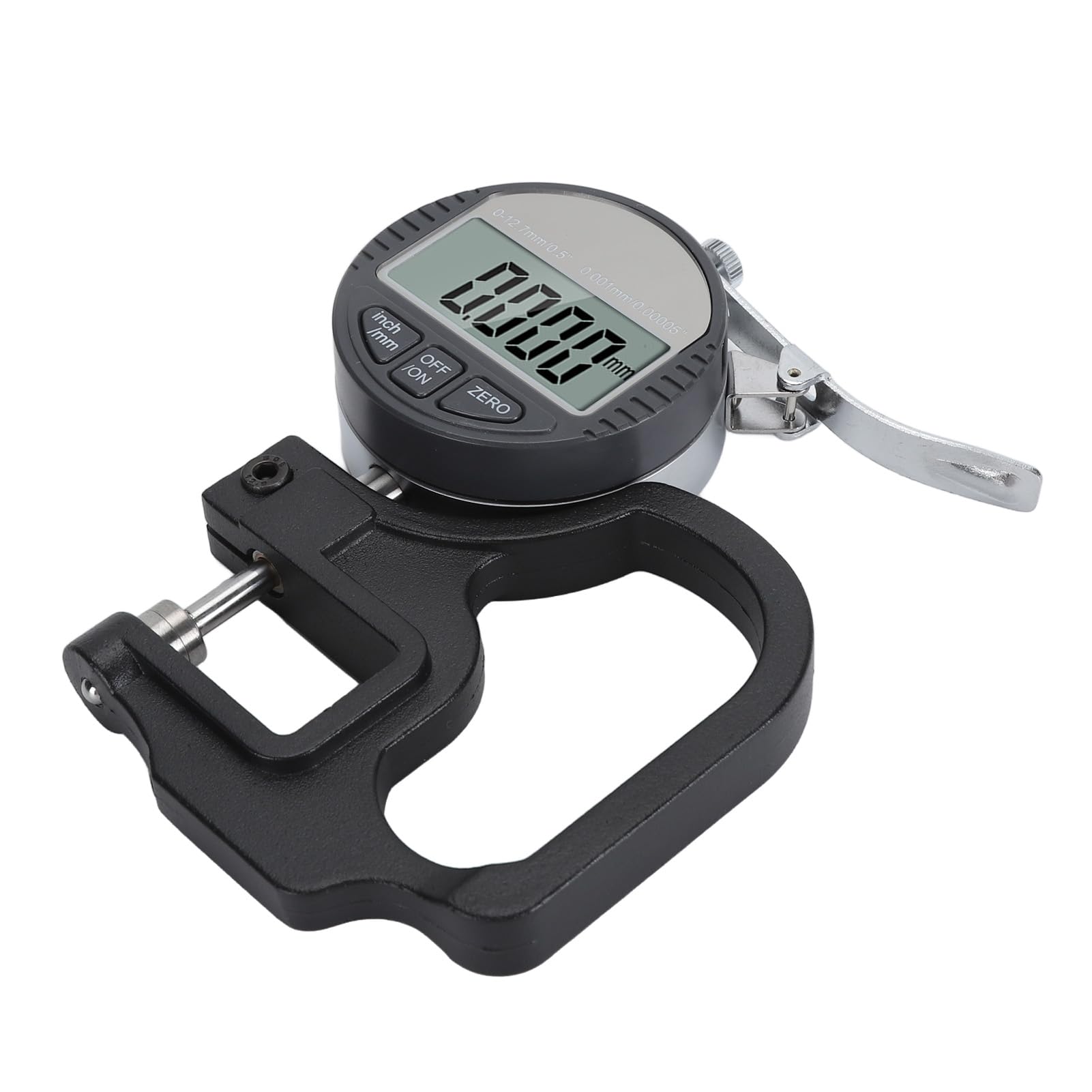 Misuratore di Spessore Digitale, Misuratore di Spessore della Carta Display LCD Grilletto per Pollice 0,001 Mm/0,00005 Pollici per Cavi