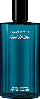 Davidoff Cool Water Aftershave Splash for Men 4.2 fl oz - Marine Notes of Coriander, Mint, Lavender & Amber