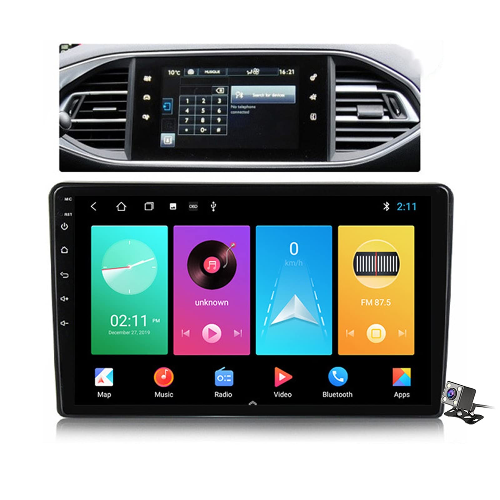 Amazon｜Android 11 カーステレオヘッドユニット 9インチ タッチ 