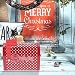 Amosfun Tema de Navidad Caja de Regalo Forma de buzón Forma de...