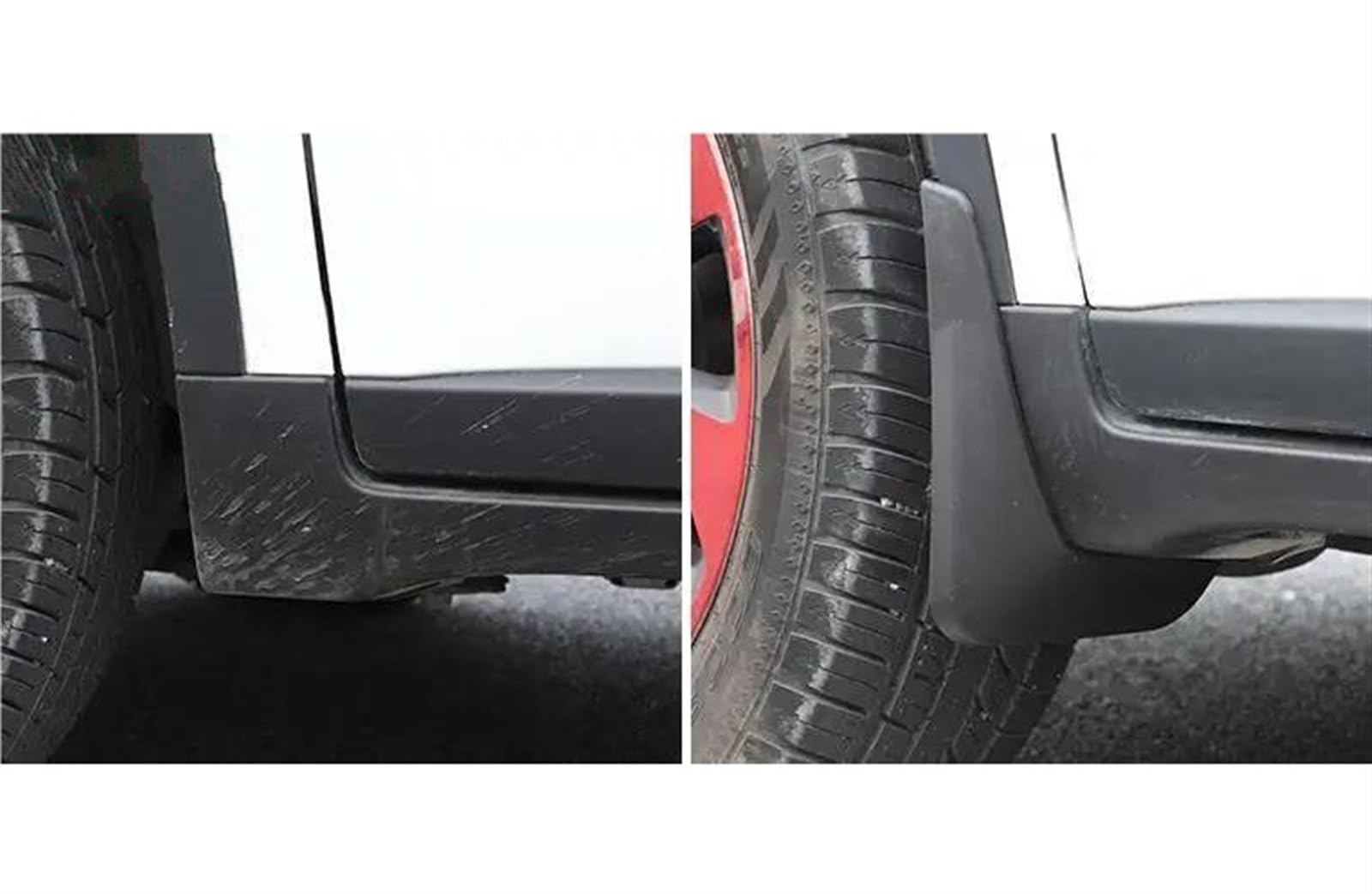 4 stuks spatlappen, voor Volvo Recharge For XC40 2020 2021 2022 2023 2024 spatlappen spatborden spatbordbeschermers band spatlappen beschermer accessoires wielkastbeschermers