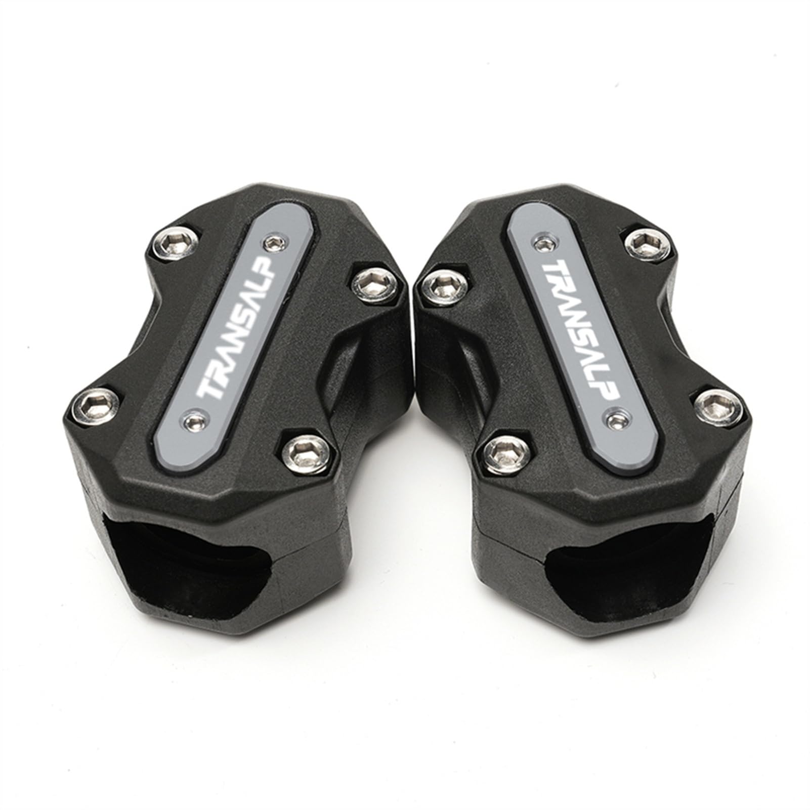 Protection Transalp 600 bloc décoratif titanium haut de gamme