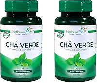 Kit 2 Chá Verde 60 Cápsulas