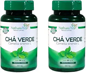 Kit 2 Chá Verde 60 Cápsulas