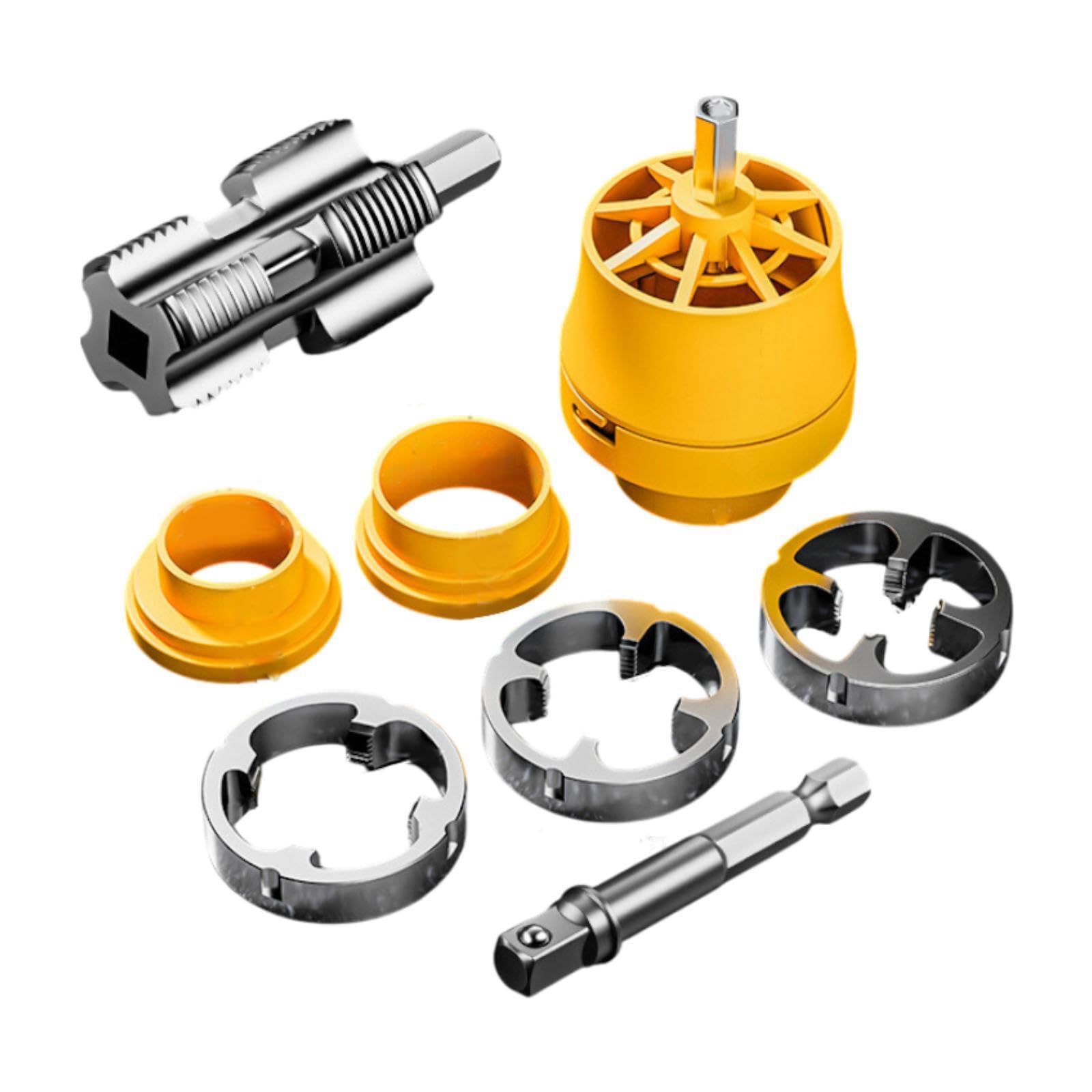 Cydzsra With Electric Dies Pvc Thread Maker Tool Comprehensive Accessory Enhancing Plumbing Efficiency And Effectiveness Providing Reliable And Effective Solution Pvc Pipe,