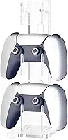 3 suportes de acrílico para controle e fone de ouvido, design 2 em 1, controle de jogo e suporte de fone de ouvido, construa suas fortalezas de jogo para mesa