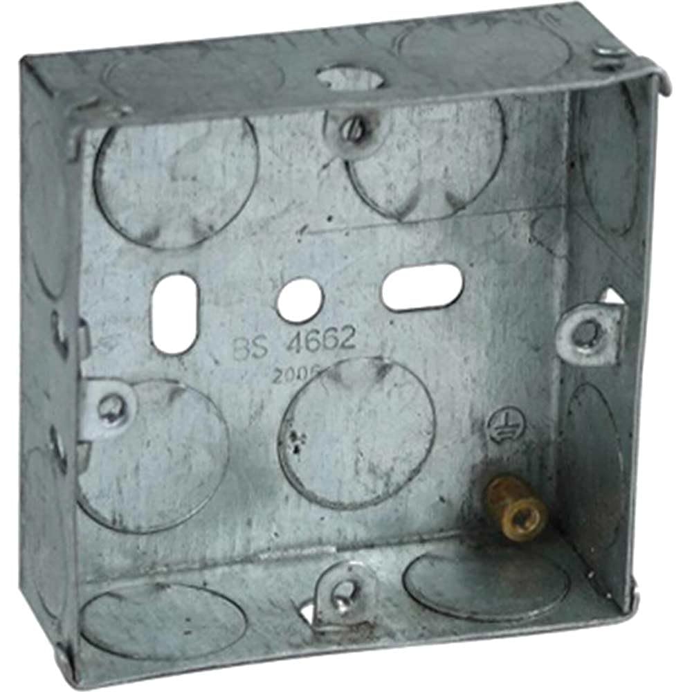 AxiomElectrical MB116 Metal Switch Box 16mm (Pack 20)