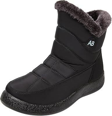 Amazon.com: Masbird Botas para mujer, impermeables, para exteriores,  cálidas, botas de nieve, botines de invierno : Ropa, Zapatos y Joyería