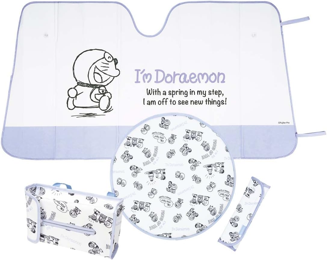 Skater CSUS1-A I'm Doraemon Sanrio Sunshade for Windshield