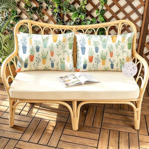 Housse coussin 50x100 cm extérieur imperméable anti-tache fermeture éclair - 4