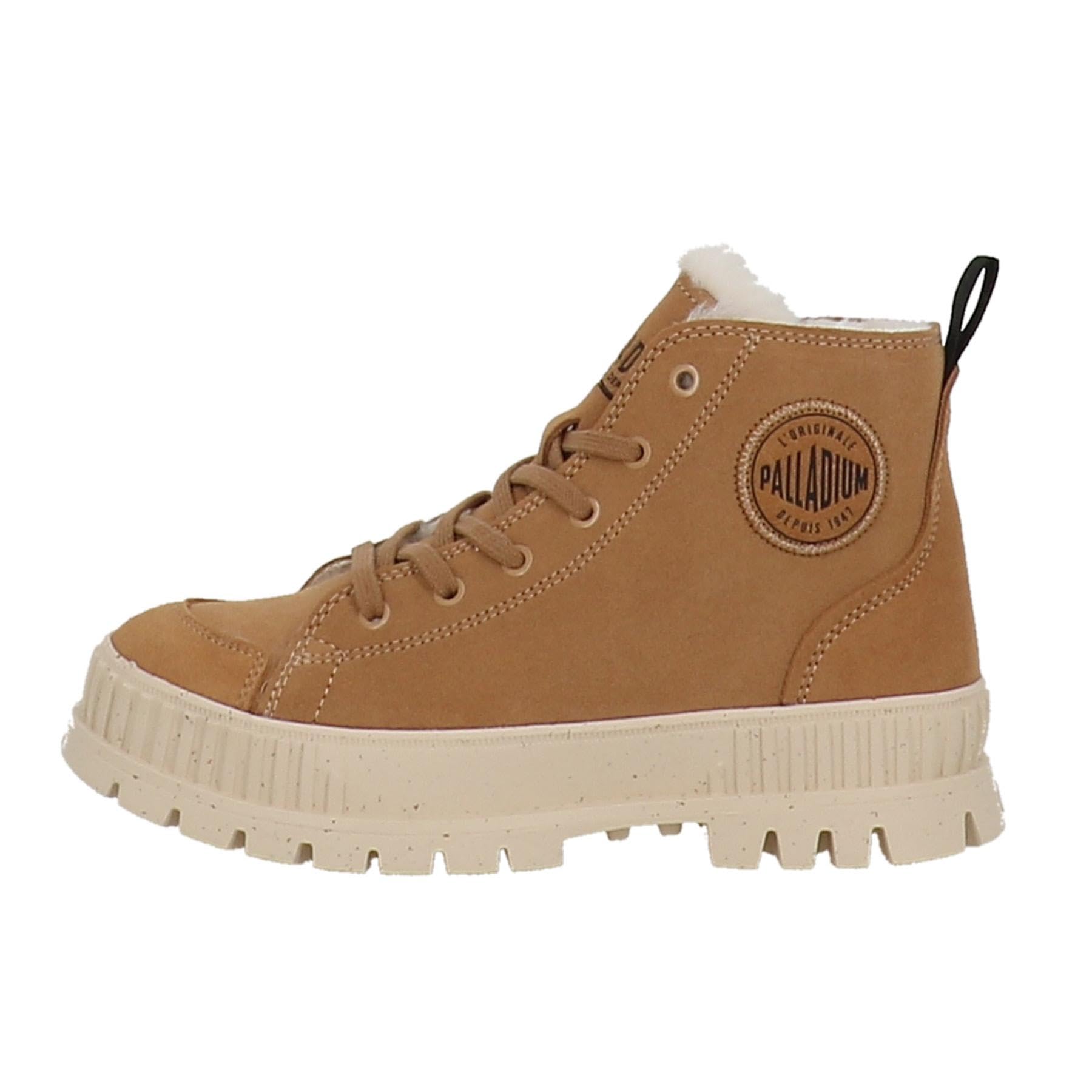 Palladium Marron Boots Shock Zip Warm