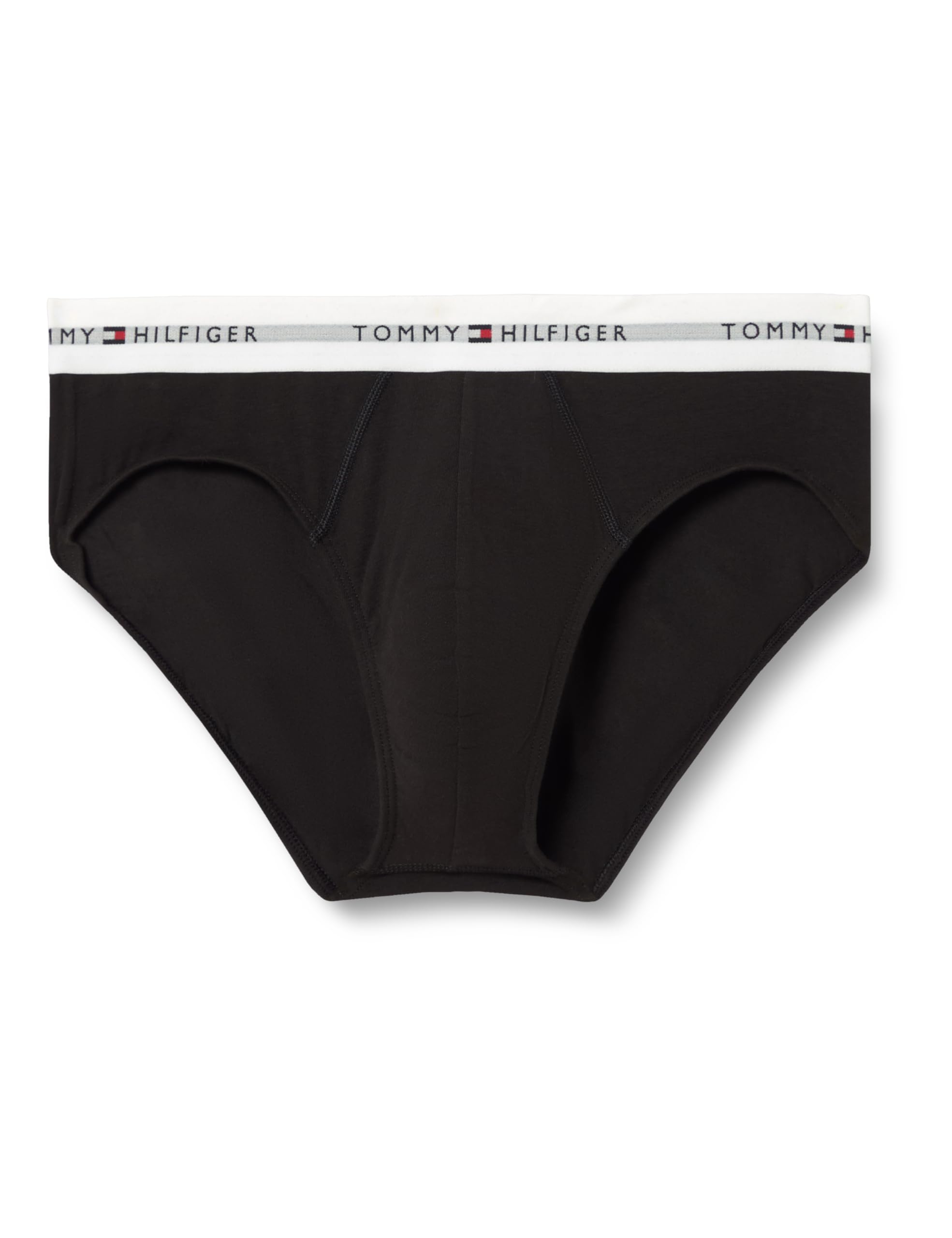 Tommy Hilfiger Premium Essentials Slip aus Stretch-Baumwolle, 3er-Pack, Marineblau mit Olive Night/Peacoat/Glacier Grey, Mehrfarbig (Schwarz/Schwarz/Schwarz/Weiß Wb), XL
