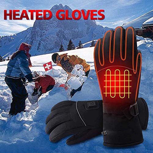 Svpro heated gloves, rechargeable battery operated heated gloves, men's, women's electric thermal gloves, winter warm heated hand warmer. - Image 8