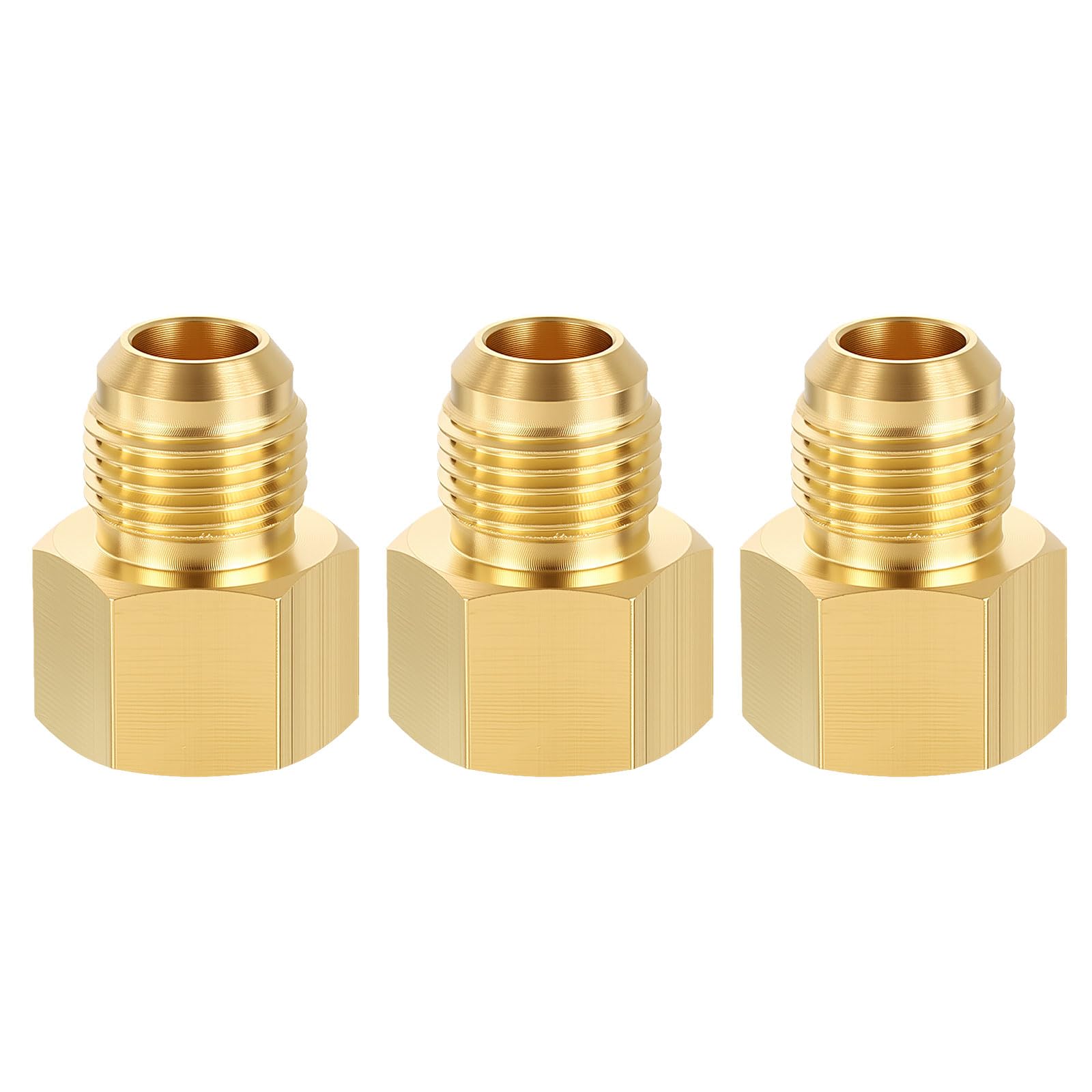 Adaptador de extensión hexagonal 1/2 NPT hembra a macho flare para grifo