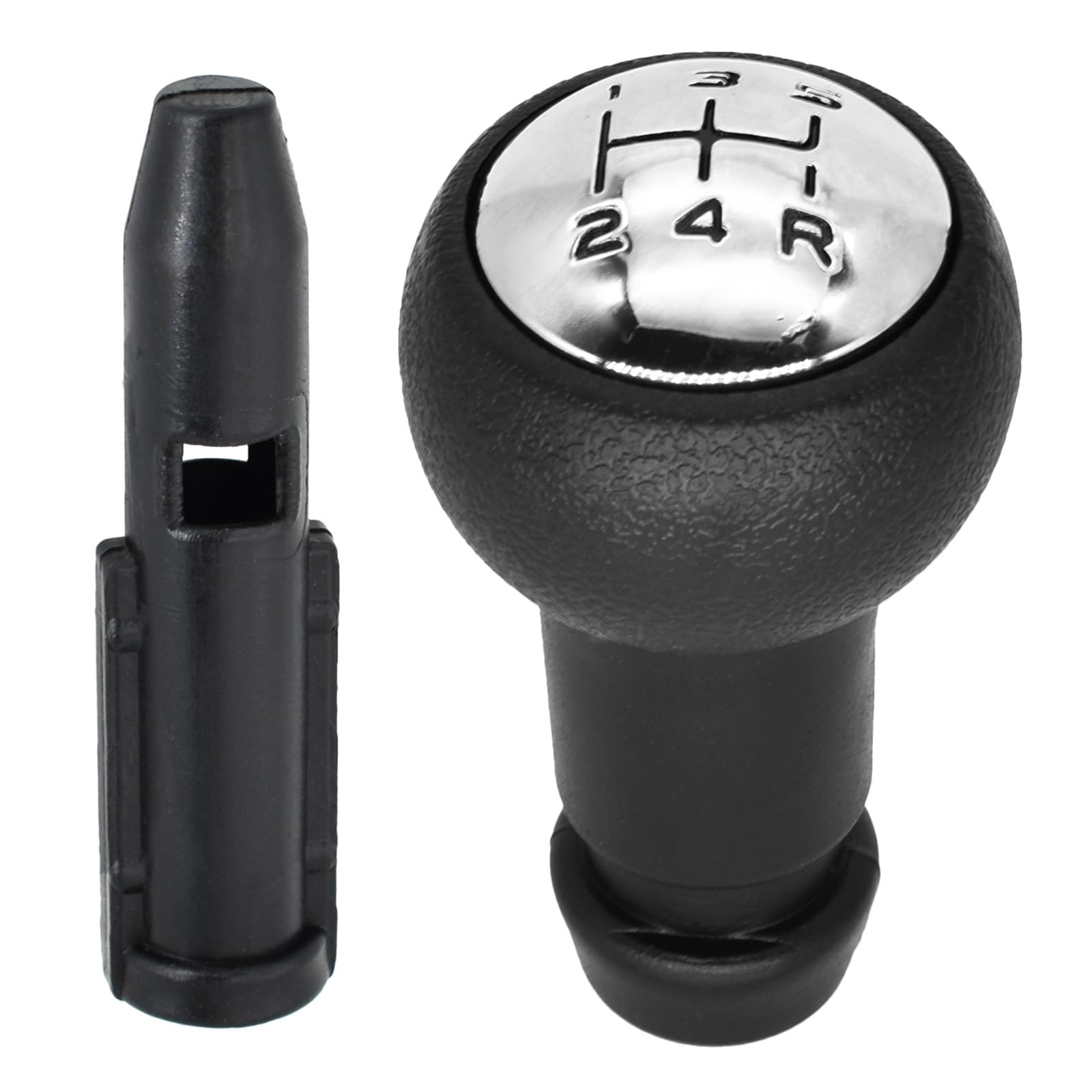 Lvgvzttgkm Knob With Adapter Gear Shifter Knob For Peugeot 106 206 207 307 308 407 Direct Fit