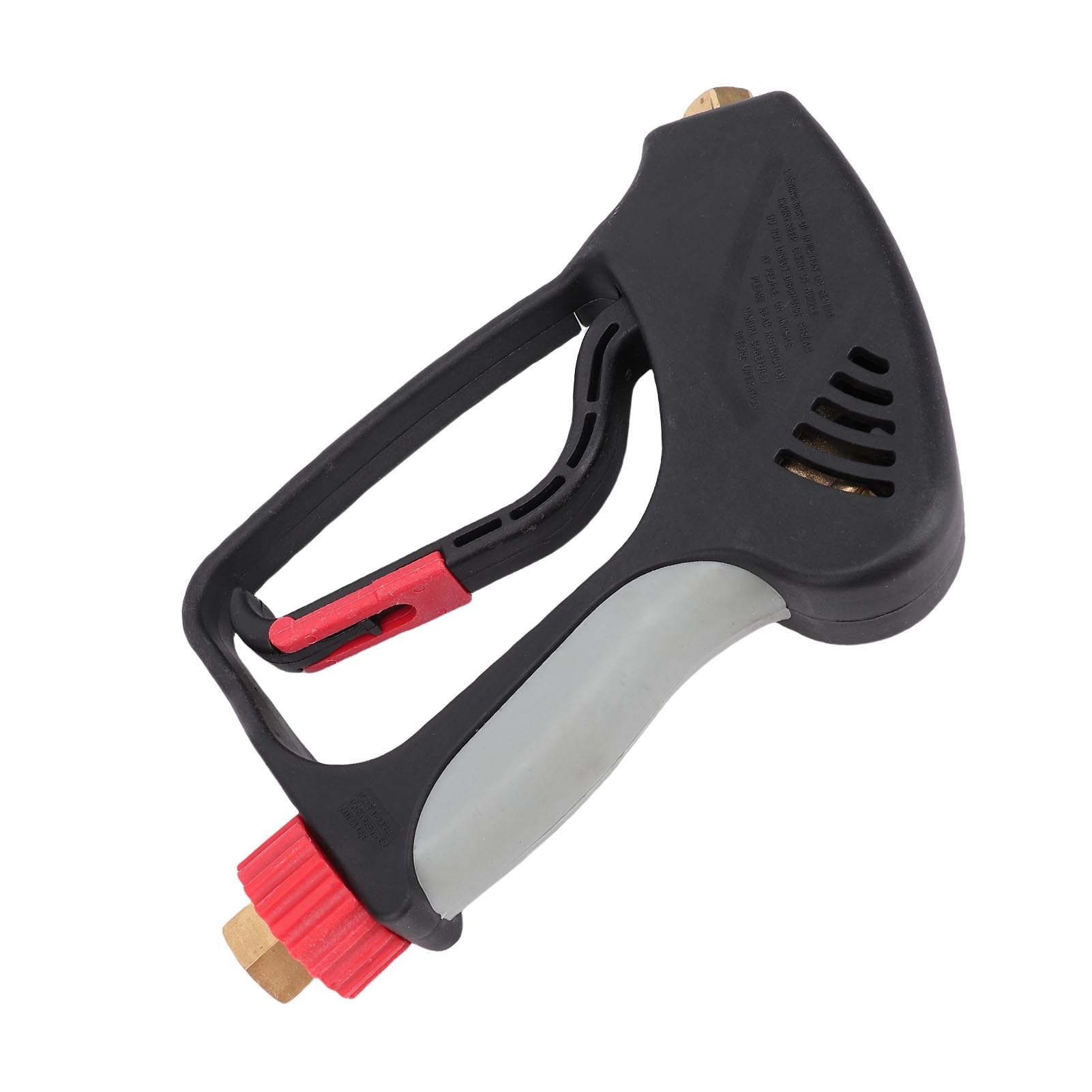 Pistola corta per idropulitrice 5000PSI Connettore rapido girevole da 3/8 pollici e adattatore M22-14mm Pistola a spruzzo per idropulitrice ad alta potenza con 5 ugelli