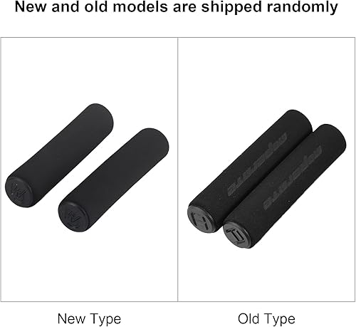 Dilwe Empuñaduras de espuma para manillar de bicicleta, antideslizantes, cómodas, de espuma suave, mango de esponja, extremos para bicicletas de