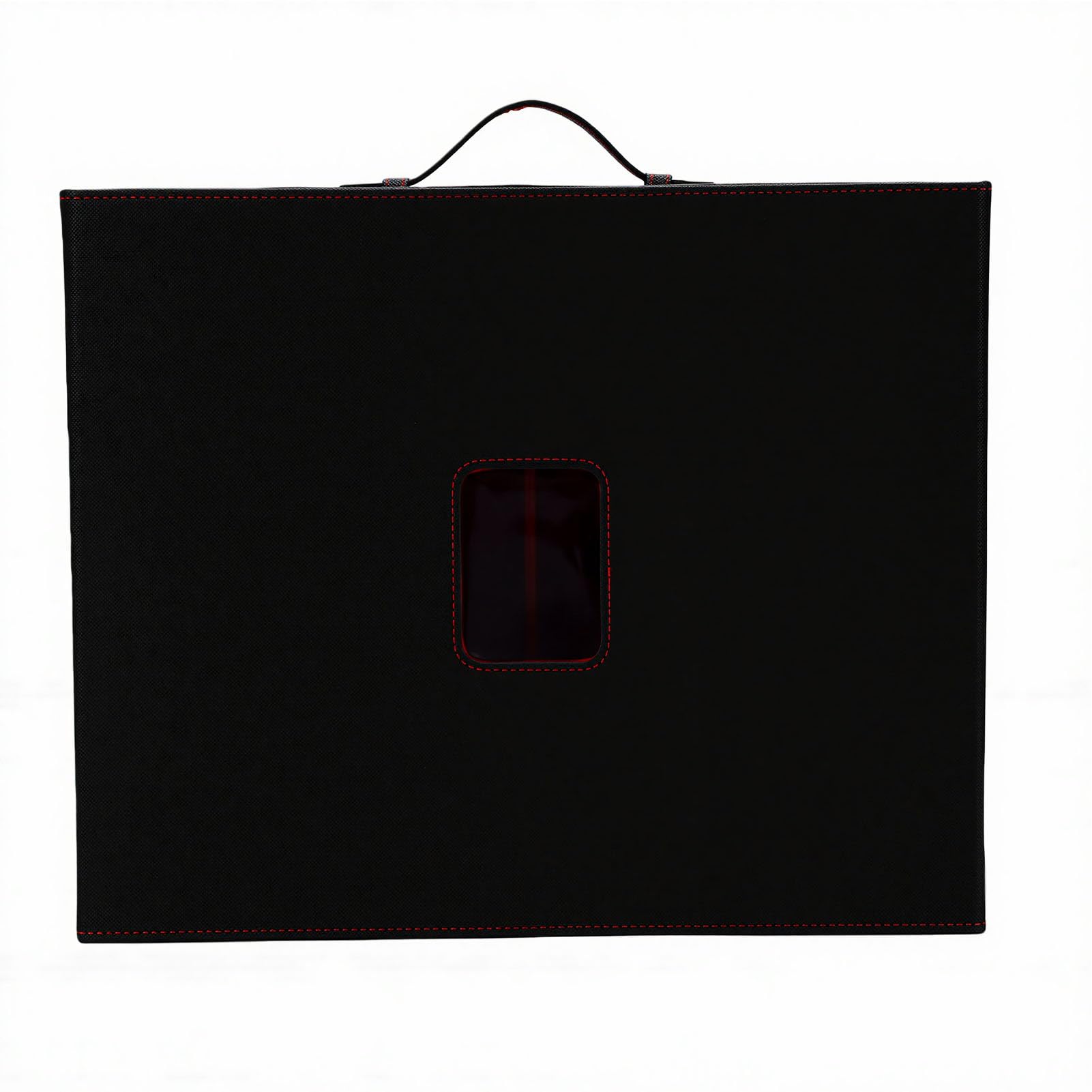 Qcwwy Caja de Almacenamiento para Tarjetas Coleccionables, Soporte para Baraja de 4 Filas de Cuero PU, Capacidad sin Mangas 3200 Plus, Forro de Franela con Cierre Magnético, para Colección de (#1)