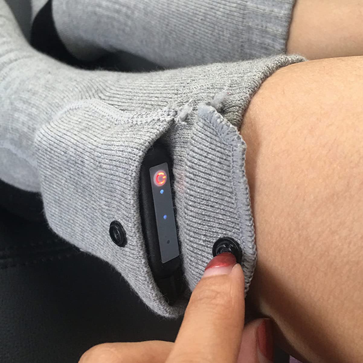 BESPORTBLE 2paare Intelligente Beheizte Socken Für Und USB-ladbare Warme Wintersohlen Stufige Temperaturregelung Für Outdoor-aktivitäten Und