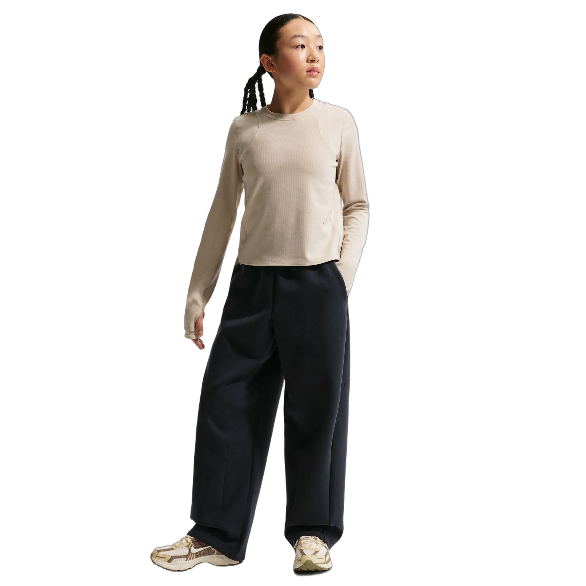 NIKE MAVN Strickhose mit Therma-FIT-Technologie und hohem Bund für Mädchen, IM1764