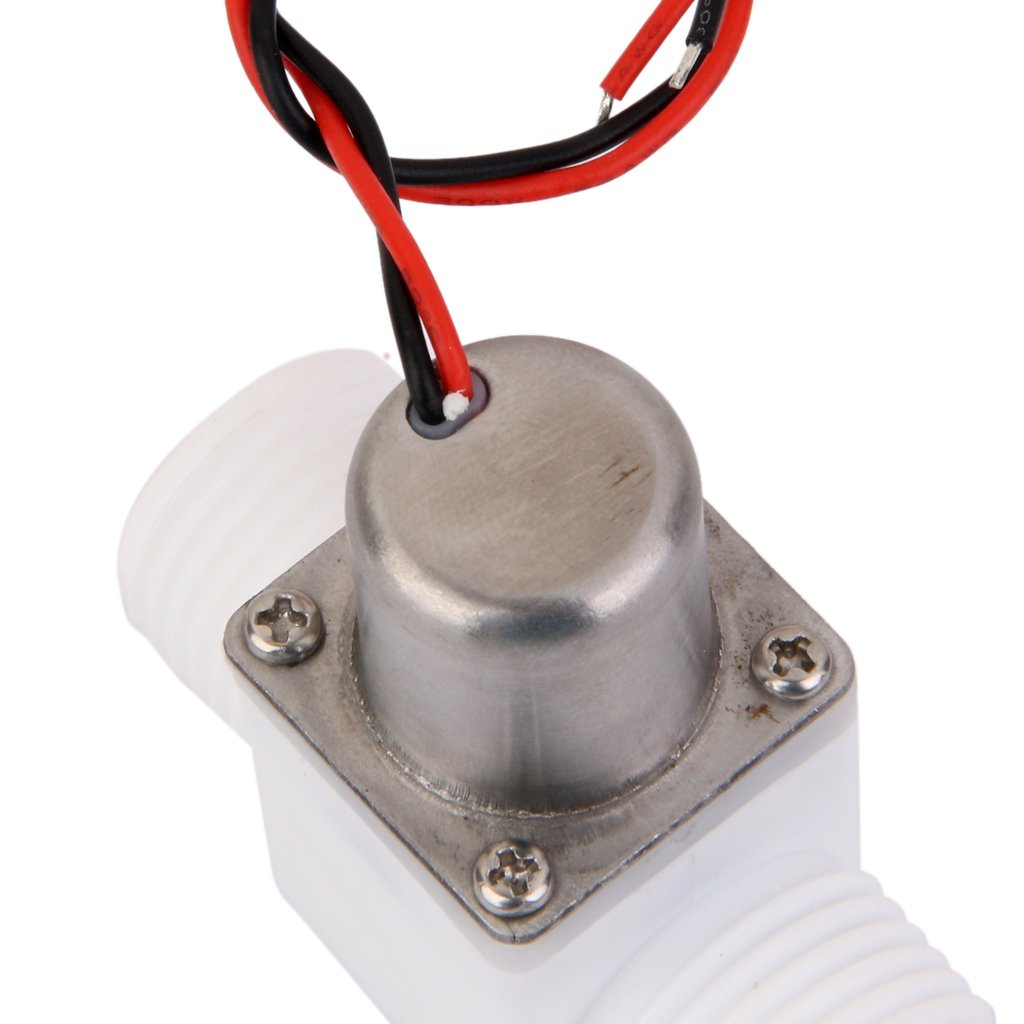 Plastic Toilet Closestool 20 mm Male Thread Bi-stable Pulse Solenoid Valve