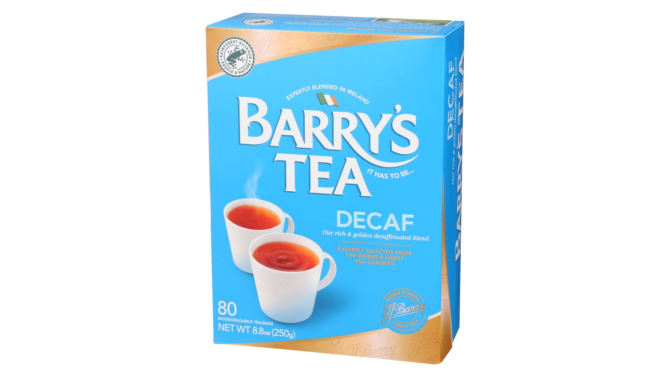 Barry's Tea Decaf 80 count Tea Bags (Pack of 1)
