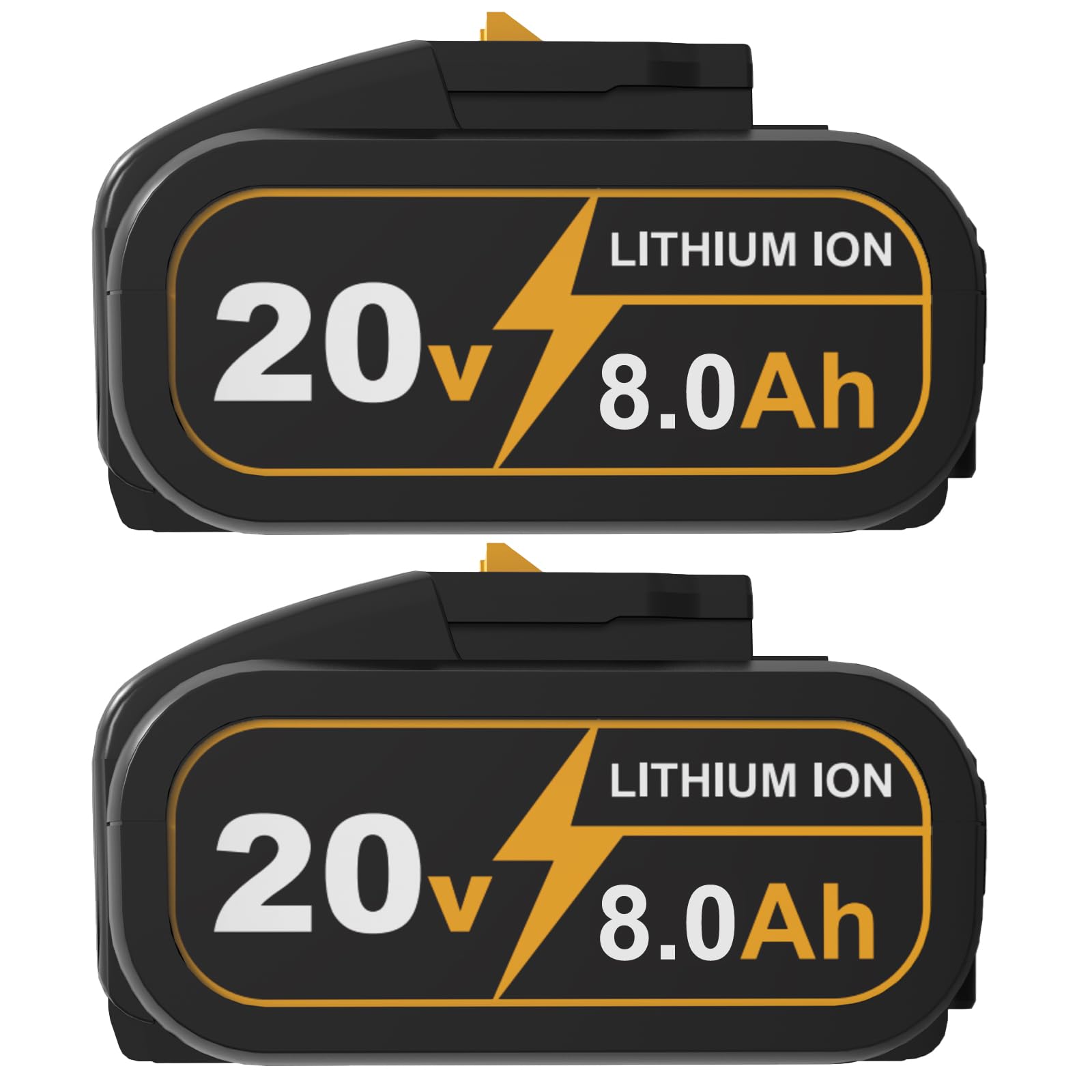 2X 8000mAh Ersatz für Worx Akku 20V 8,0 Ah WA3553 WX166.4 WA3572 WX390 WU268 WX372.1 WX800 WG259E WA3760 für Worx Akku Elektrowerkzeuge