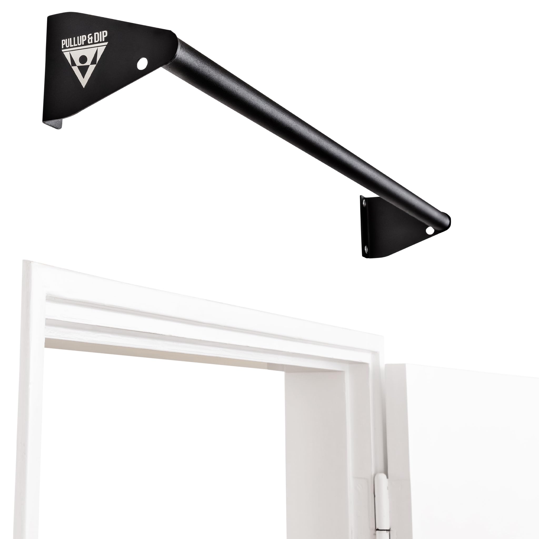 PULLUP & DIP Pull Up Bar for Wall Mounting - Non-Slip Heavy Duty Door Pull Up Bar [250 KG] - Horizontal Chin Up Bar for Home Gym Exercise - Ideal Workout Equipment for Strength Training and Fitness