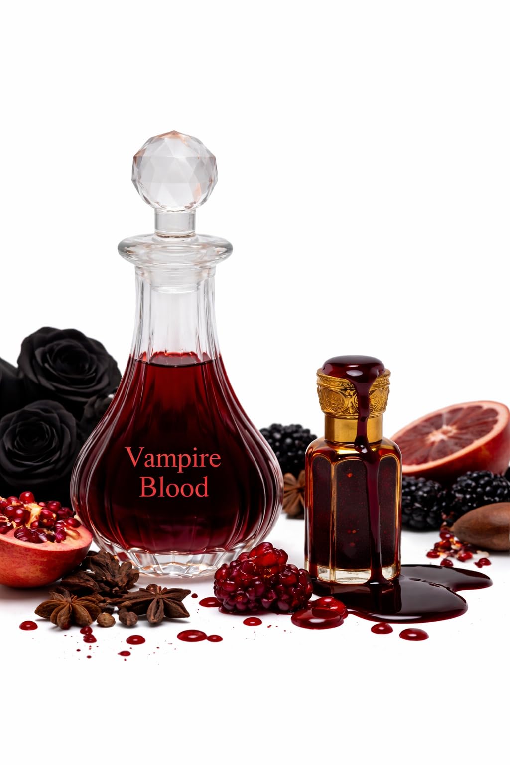 Vampire Blood Attar, Oriental Fruity Fragrance, Sweet, Spicy Notes, Unisex, Non-Alcoholic, Long-Lasting 8+ Hours, 12ml-image-43