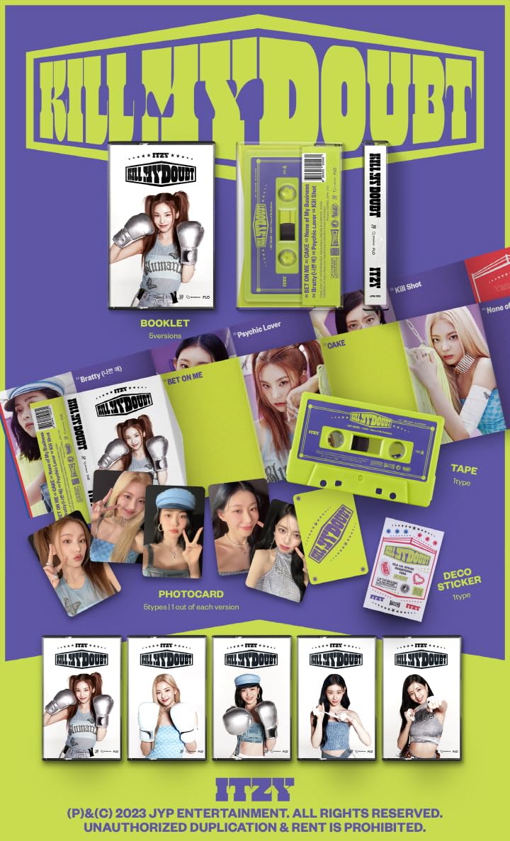 itzy kill my doubt CASSETTE アルバム セット Amazon.co.jp: イッチ ITZY - KILL MY DOUBT [CASSETTE] [韓国盤] (5