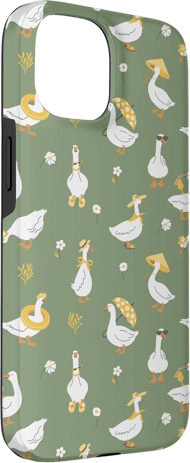 Cute Silly Goose Duck Lover Funny Hilarious Geese Case for iPhone 15