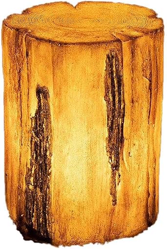 LED Stump Light IP65 Stump On Fire Torch Light 12.5X17.5 Wired Outdoor Garden Light for Backyard Park Patio Large