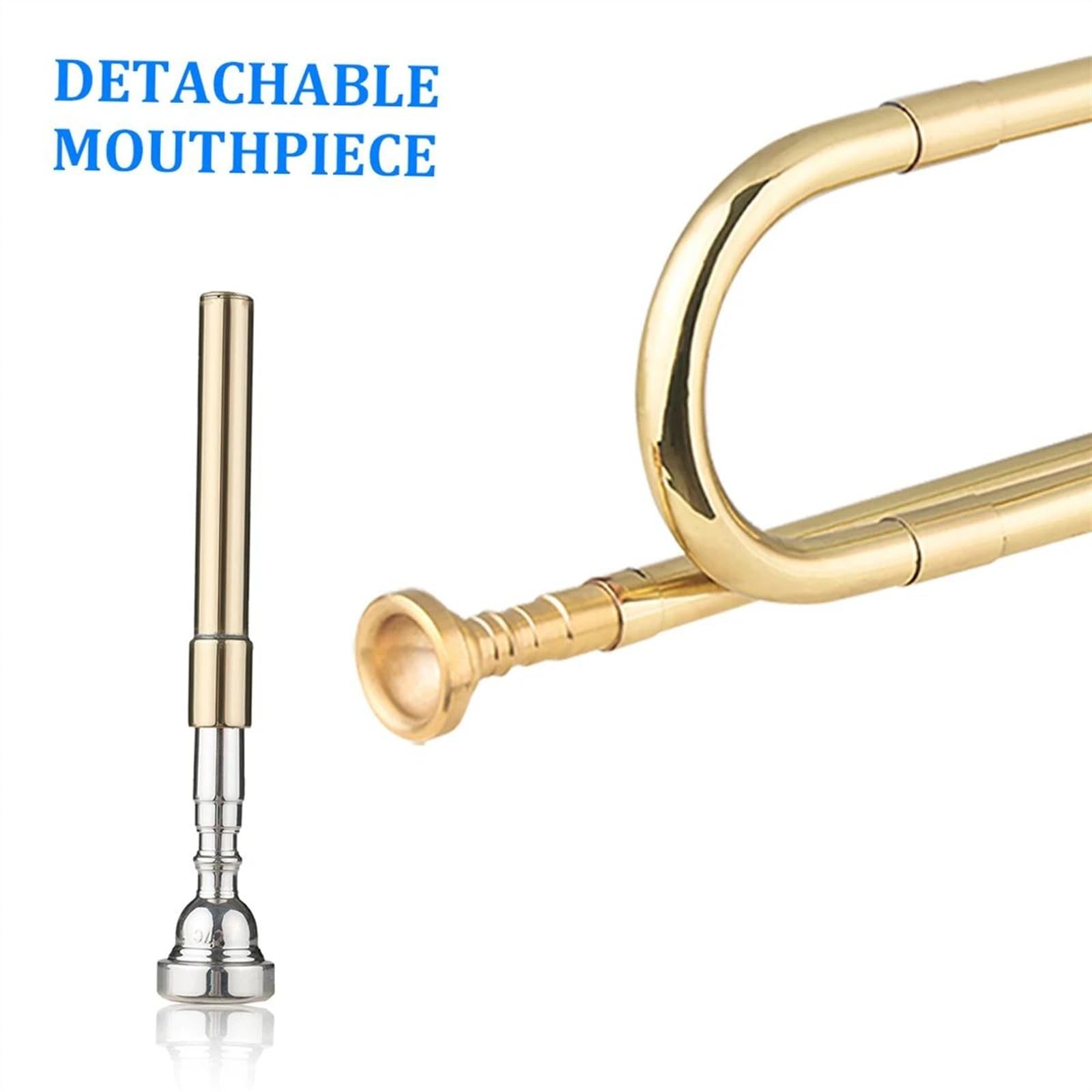 Standard Trompeten Messing C Bugle Call Vergoldete Trompete Horn Für Anfänger Professionelle Gold Trompete