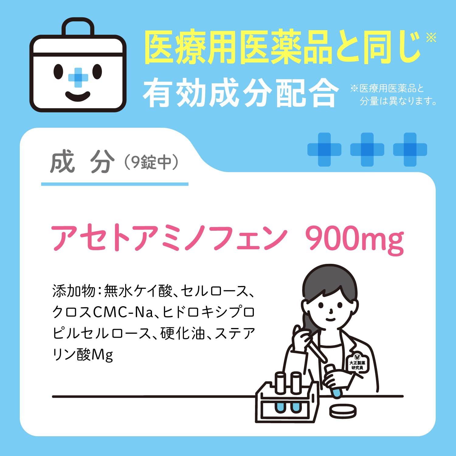 Amazon | 【第2類医薬品】アセトアミノフェン錠s 100錠 | 大正製薬