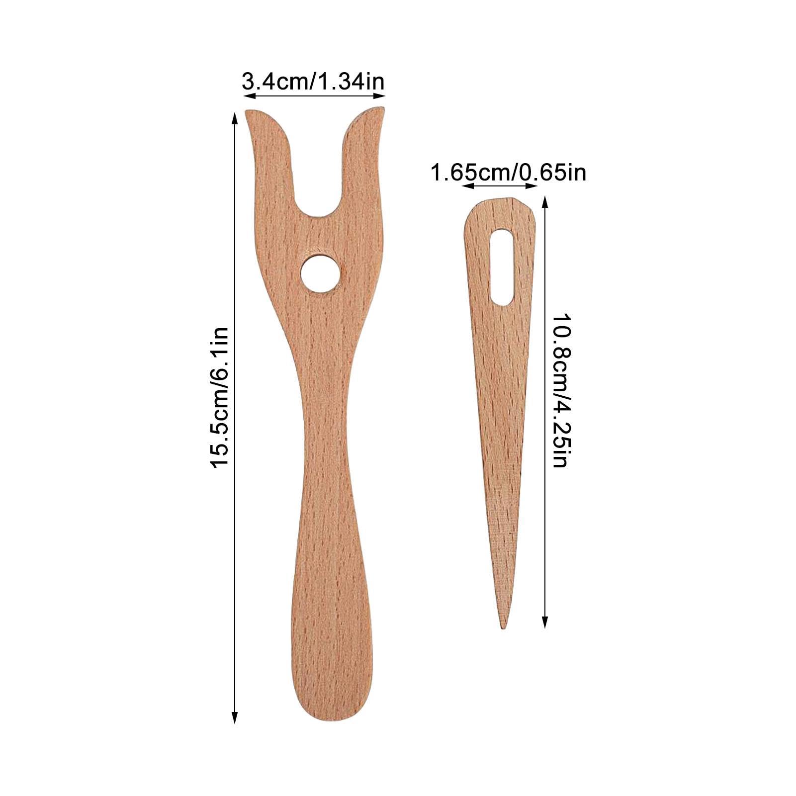 2x Kit De Fourchettes à Tricoter Et D'aiguilles à œil Navette De