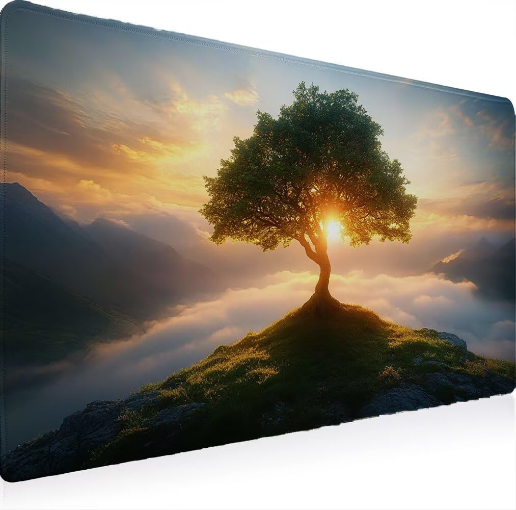 Podkładka pod mysz, podkładka pod mysz XXL 1200 x 600 podkładka pod mysz dla graczy, wodoodporna gumowa podstawa, duża podkładka pod mysz do gier na biurko szyte krawędzie wodoodporna antypoślizgowa