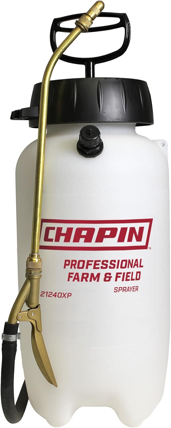 Chapin 21240XP: 2-Gallon Professional Farm & Field Tank Sprayer for Fertilizer, Herbicides and Pesticides 2 gallon
