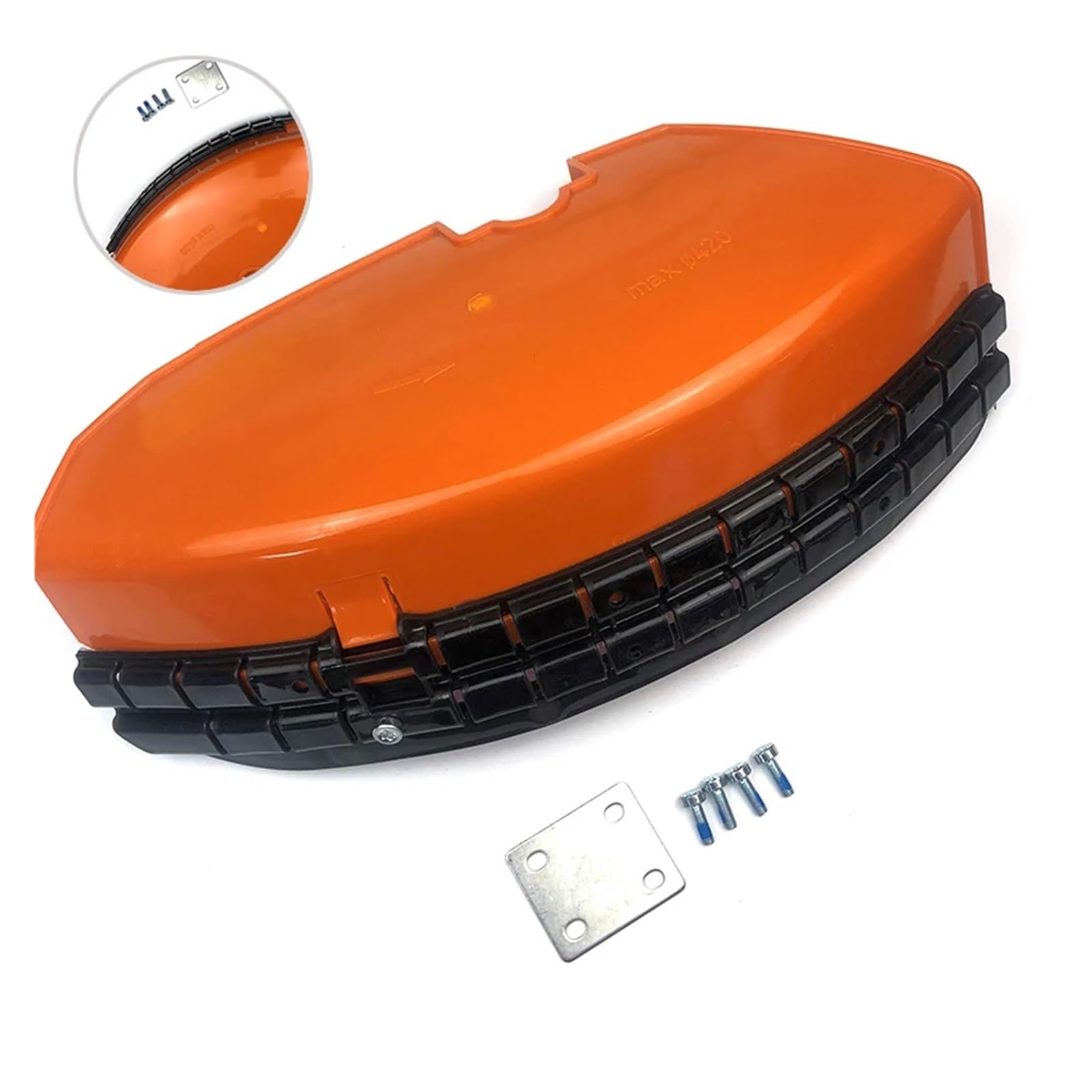 Protector de plástico for desbrozadora STIHL FS110, FS130, FS160, FS180, FS200, FS220, FS240 y FS250, con tornillos.